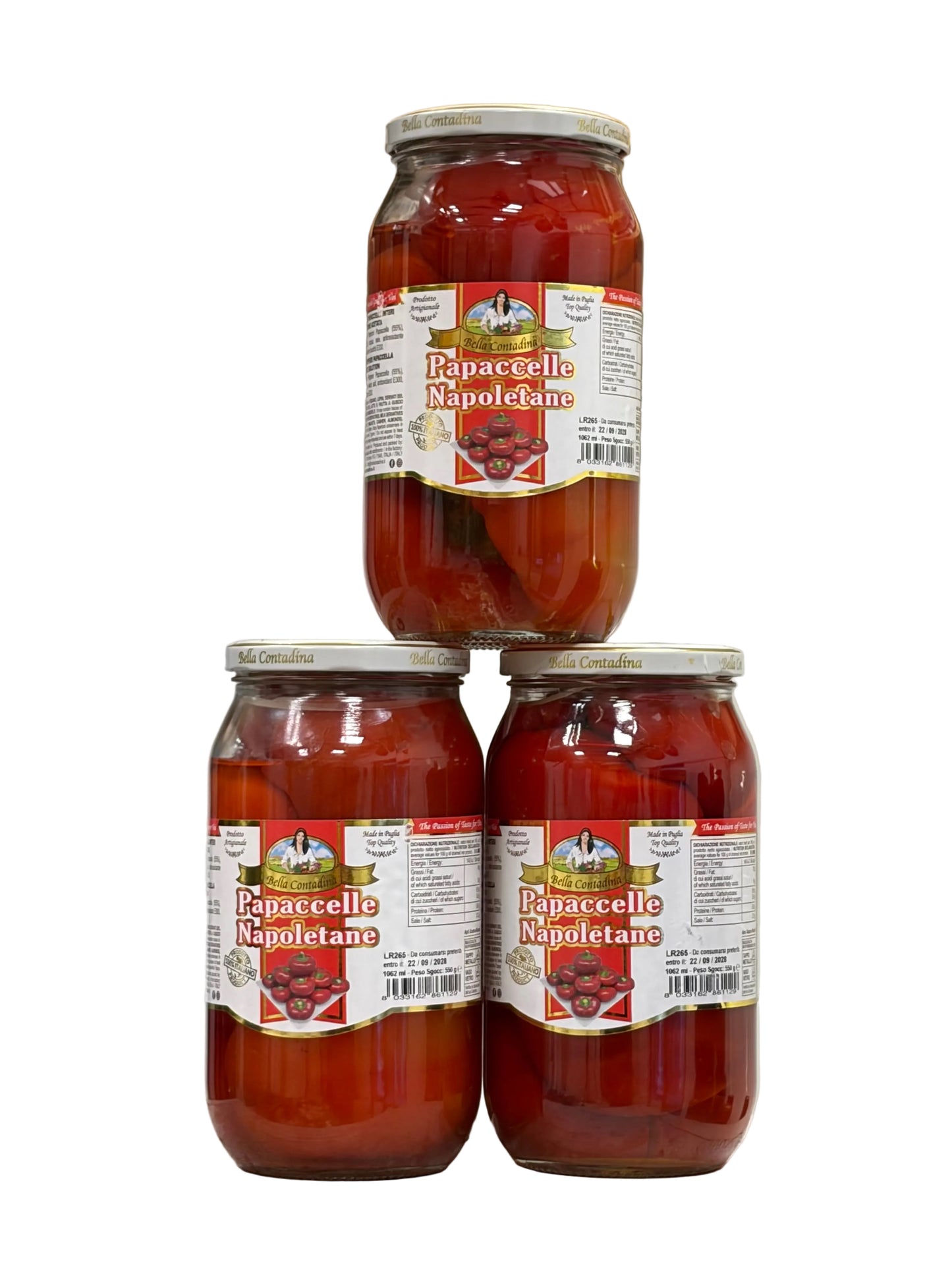 Popaccelle napoletane tre vasetti da 1 kg